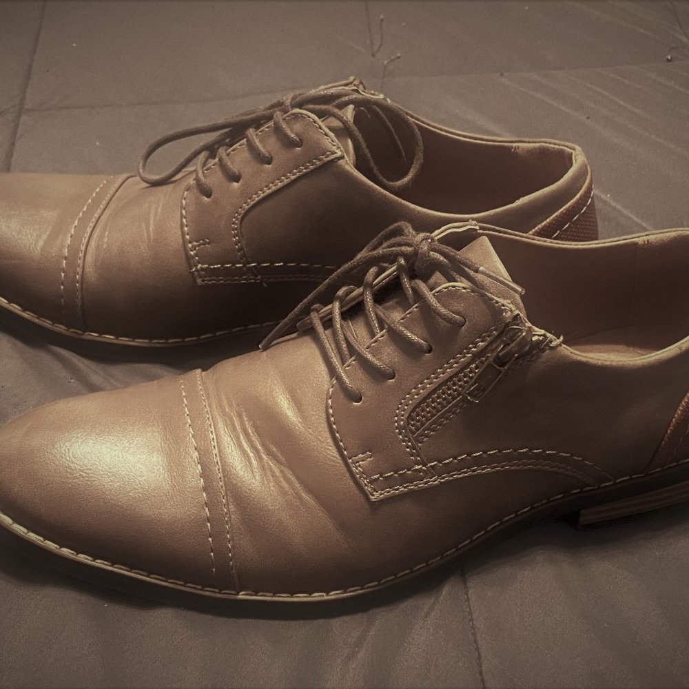 Groovy Brown Dress/Casual Shoes